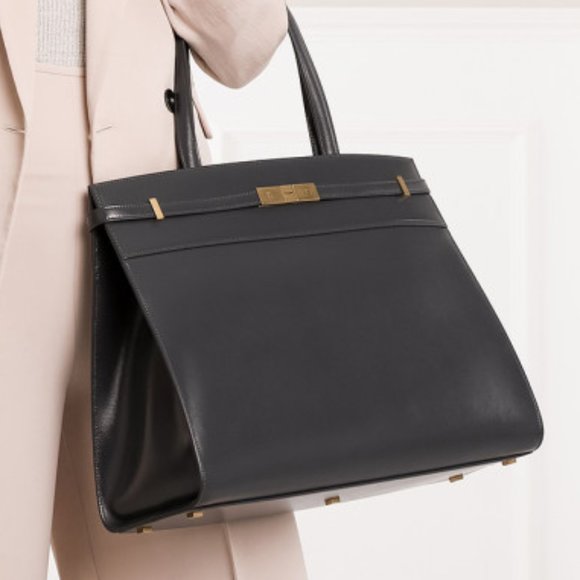 Saint Laurent Handbags - Saint Laurent Manhattan Medium Belted Shopper Bag